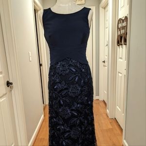 Alex Evenings Navy Blue Gown